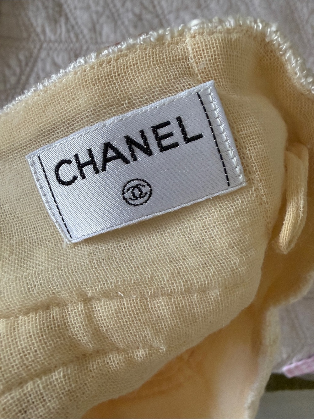 CHANEL Cream tweed High-Waist Mini Skirt with xs - Picture 6 of 10